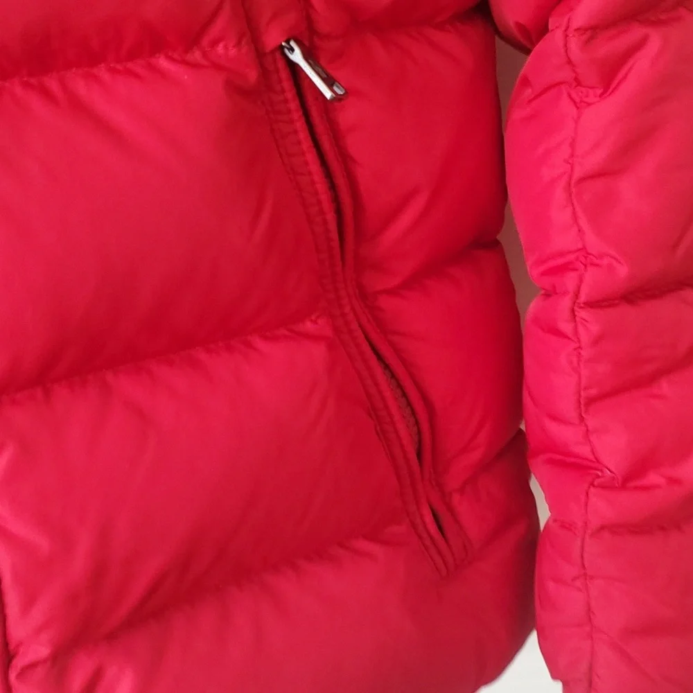 Moncler jacket size 10 with feathers hat around the hat - Picture 4 of 15